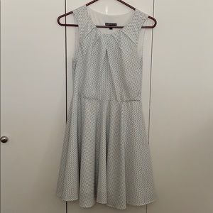 White dress with black dots